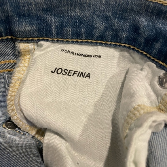 7 for all Mankind Josefina Slim Boyfriend Jeans size 27 - Picture 5 of 8